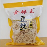 金碾王 豆丝豆皮豆折手工干豆糕武汉黄陂特色美食 湖北特产500g/袋 黄豆豆丝2袋