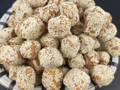 小麻枣麻球芝麻果湖北仙桃天门洪湖